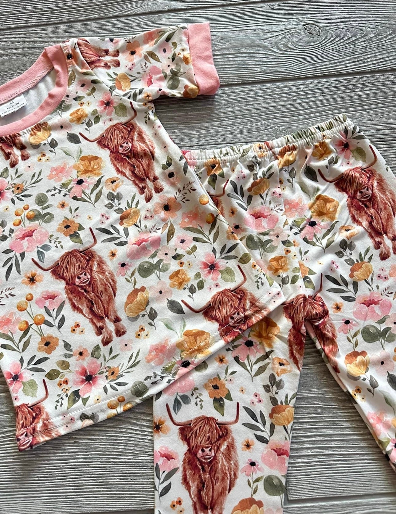 Highland Cow PJ Set