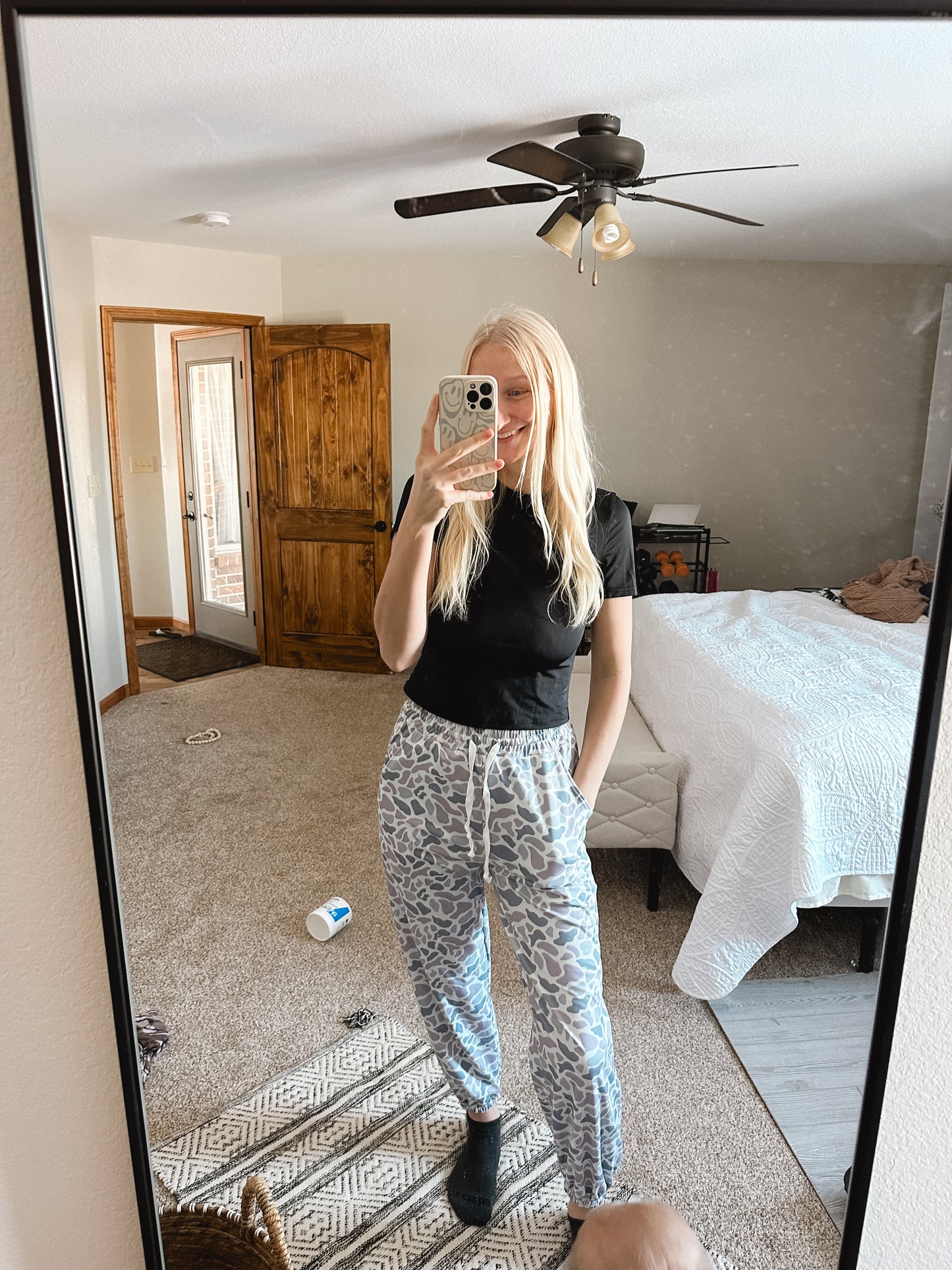 Mommy & Me Adult Grey Camo Joggers