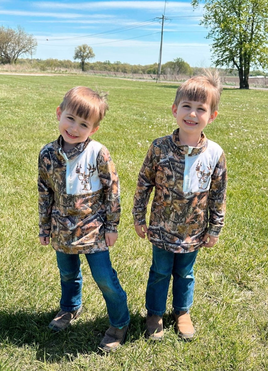 Camo Deer Pullover