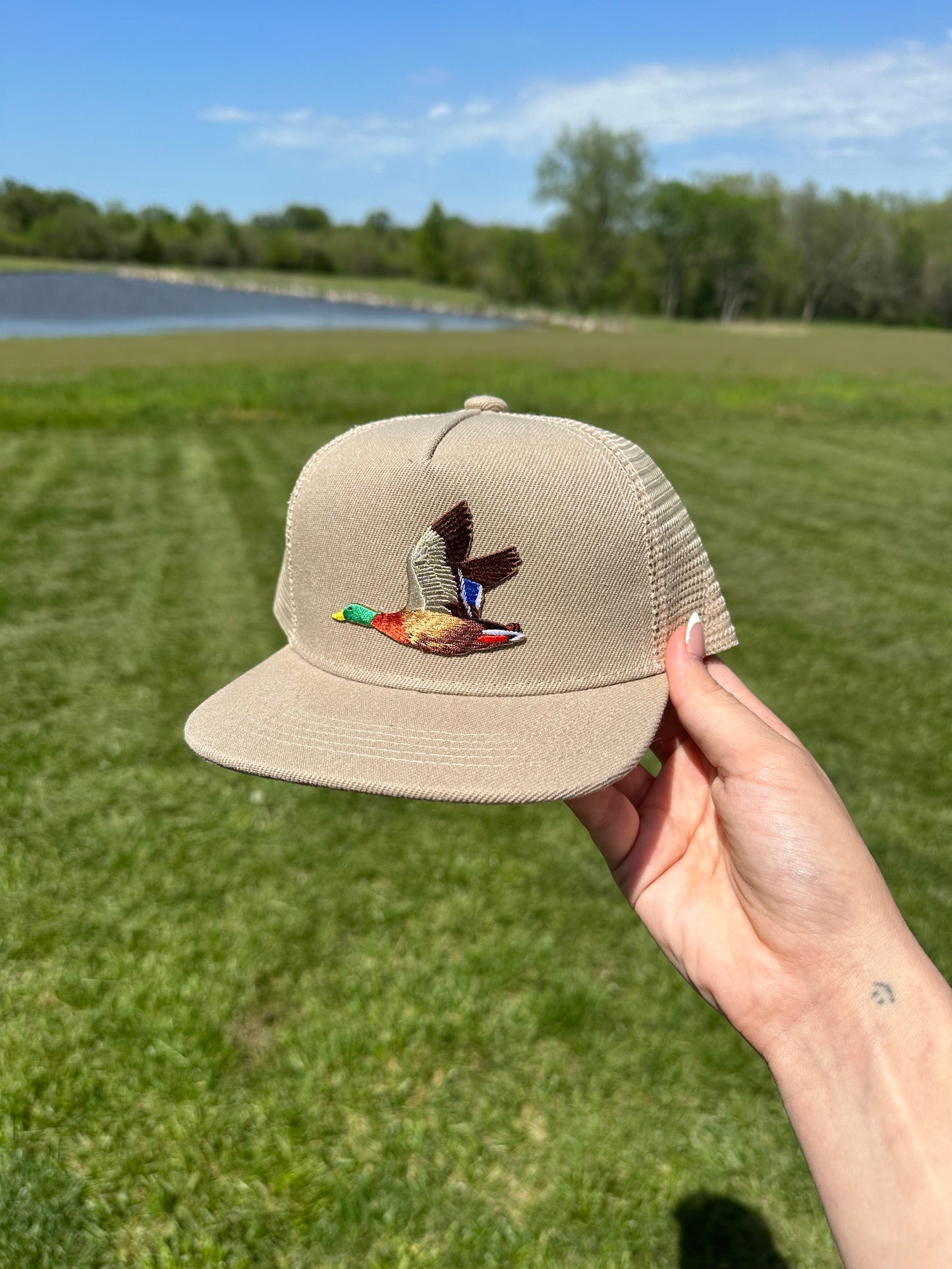 Tan Mallard Hat