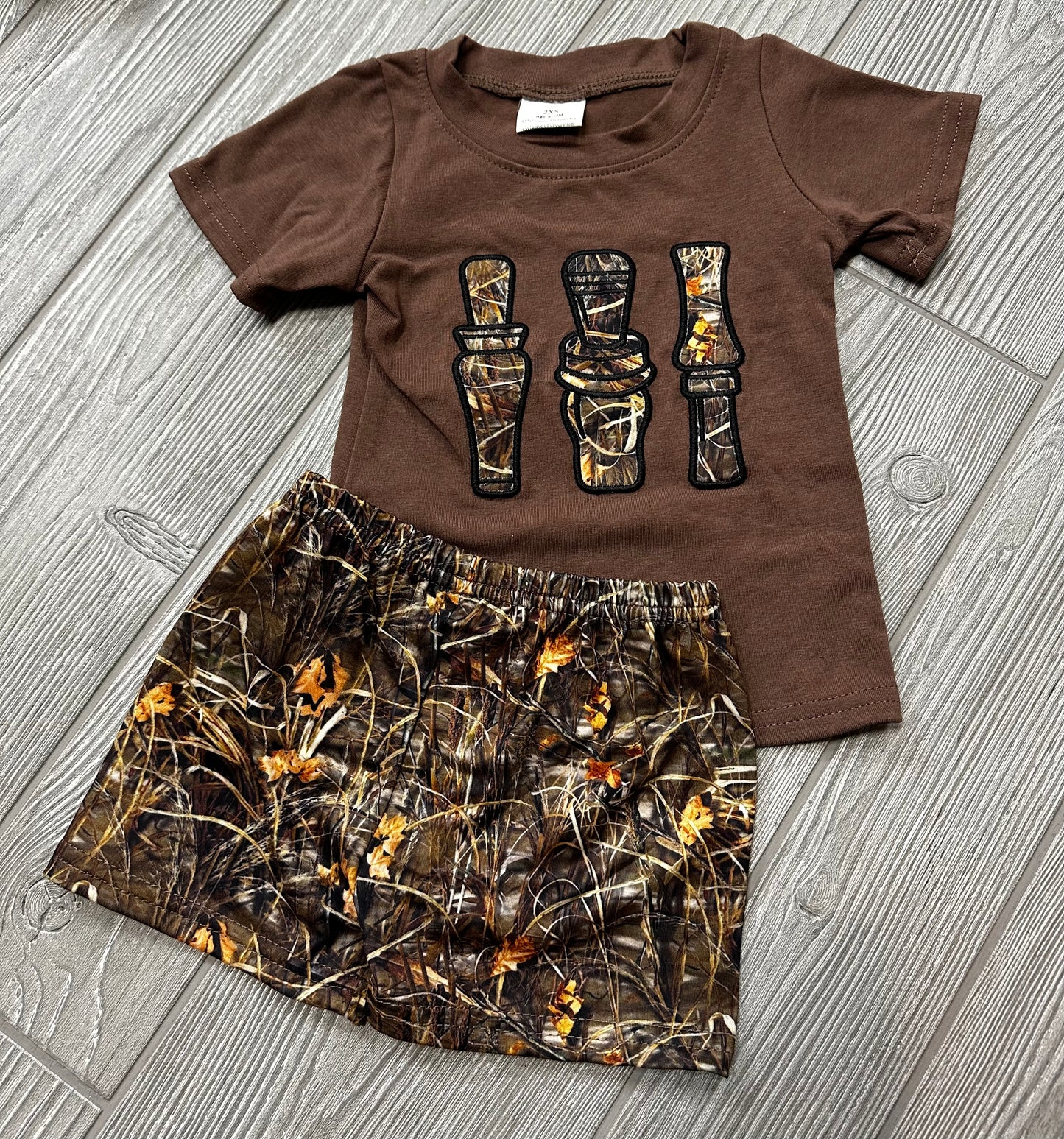 Embroidered Duck Call Set