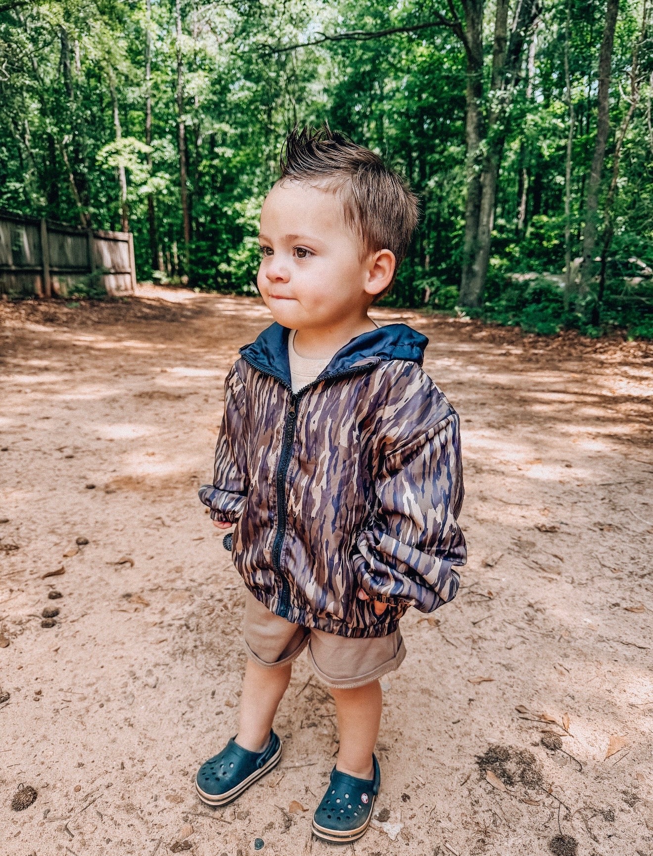 Creek Camo Windbreaker