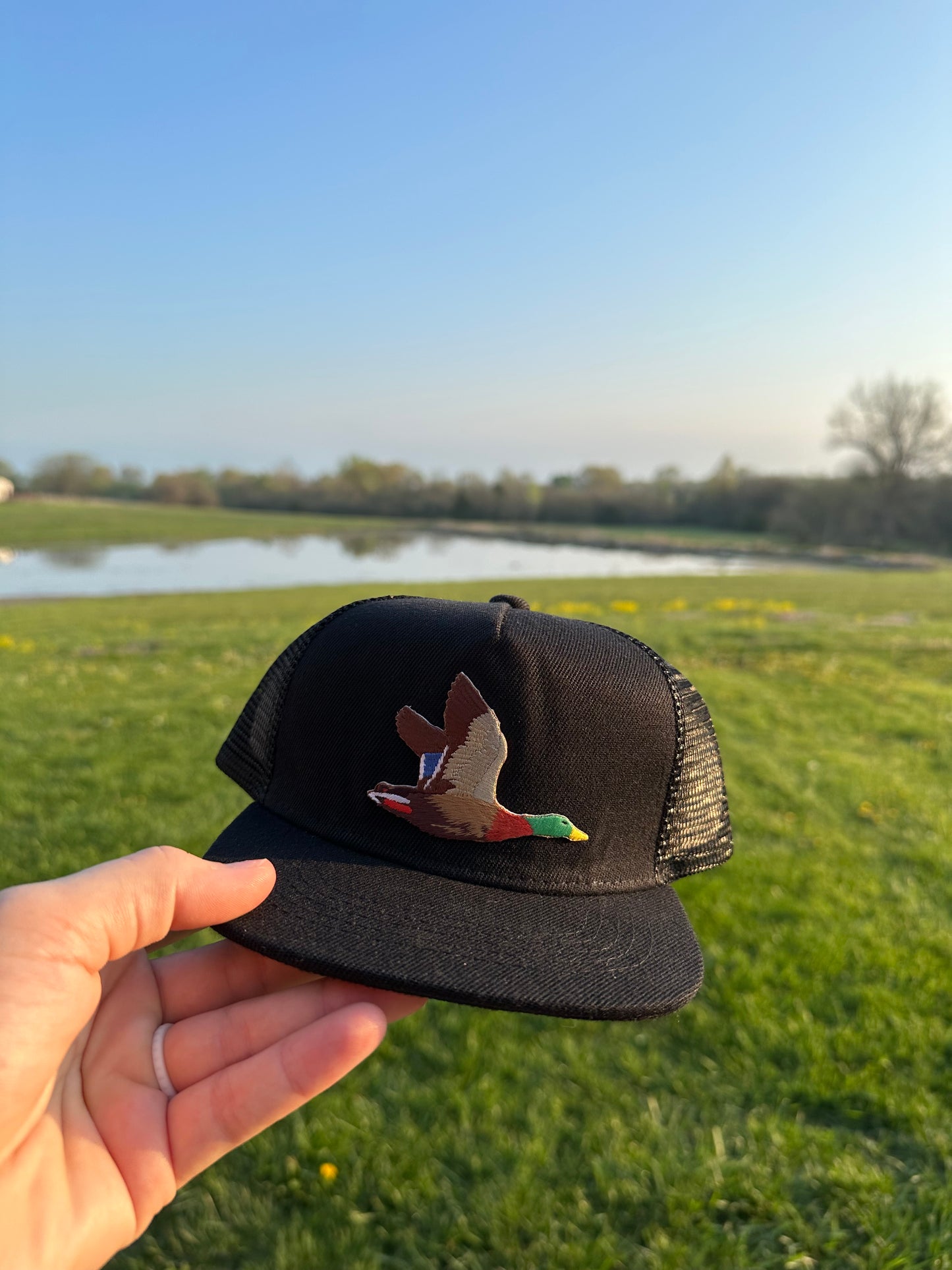 Black Mallard Hat