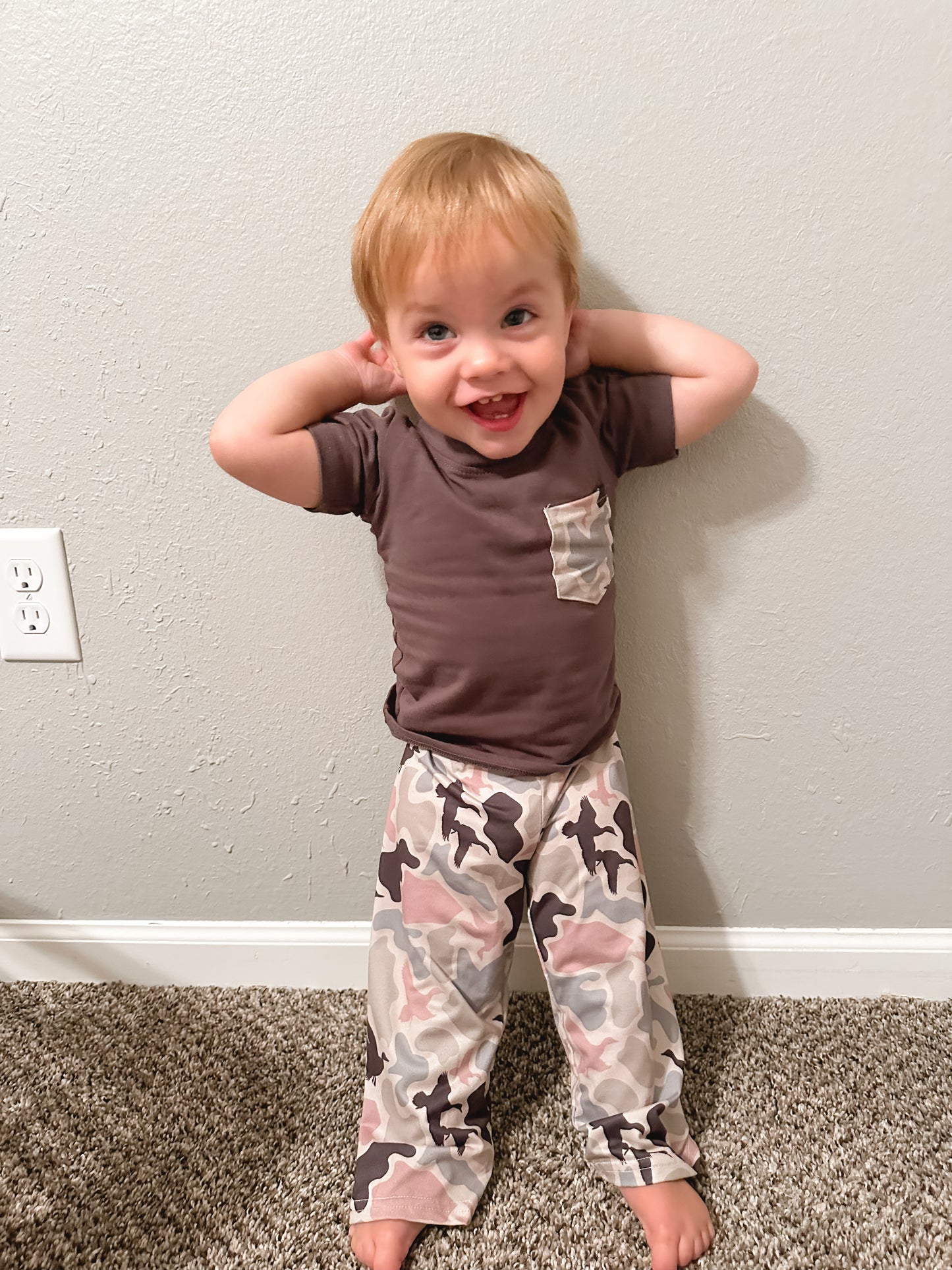 Camo Duck Pants Set