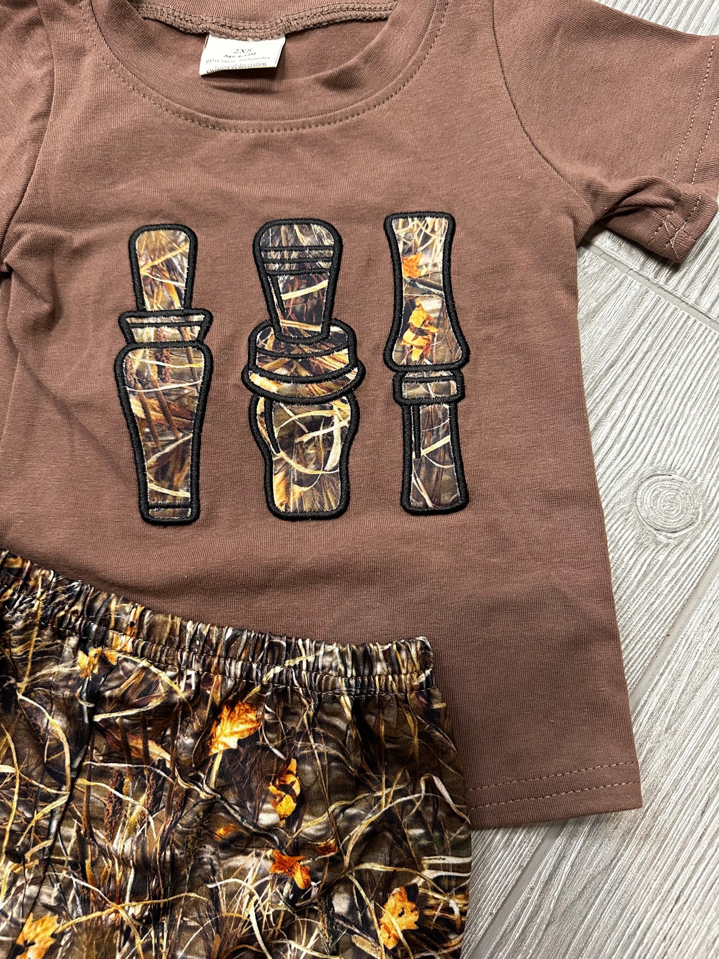 Embroidered Duck Call Set