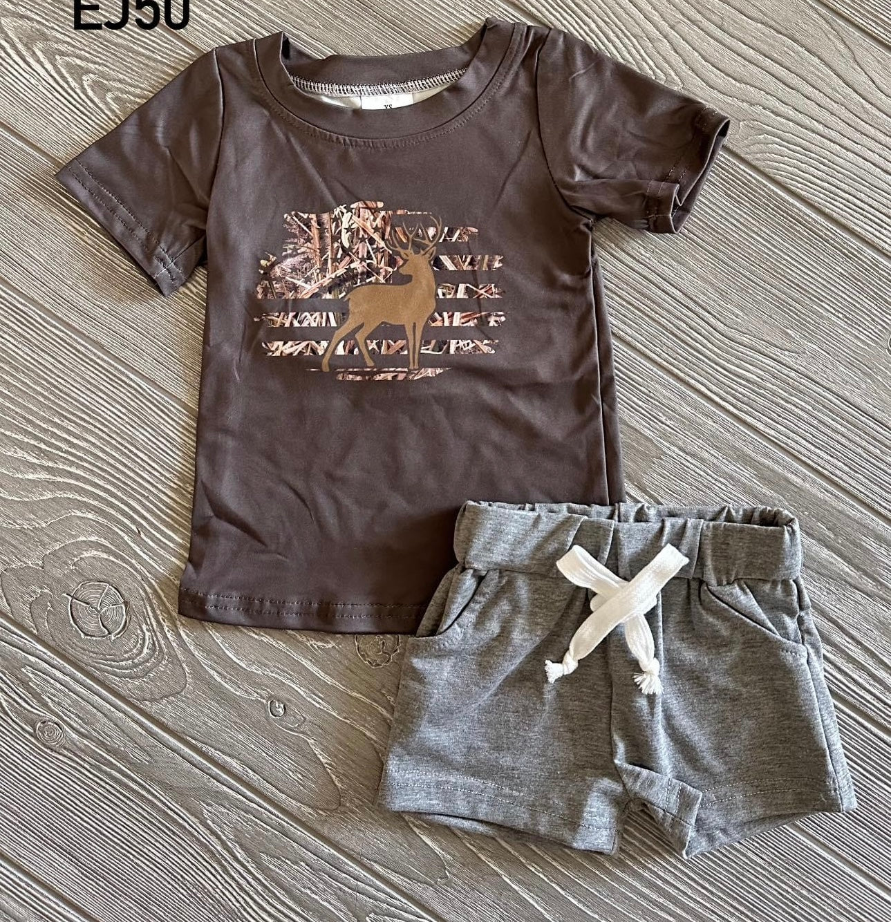 Camo Flag Deer Set