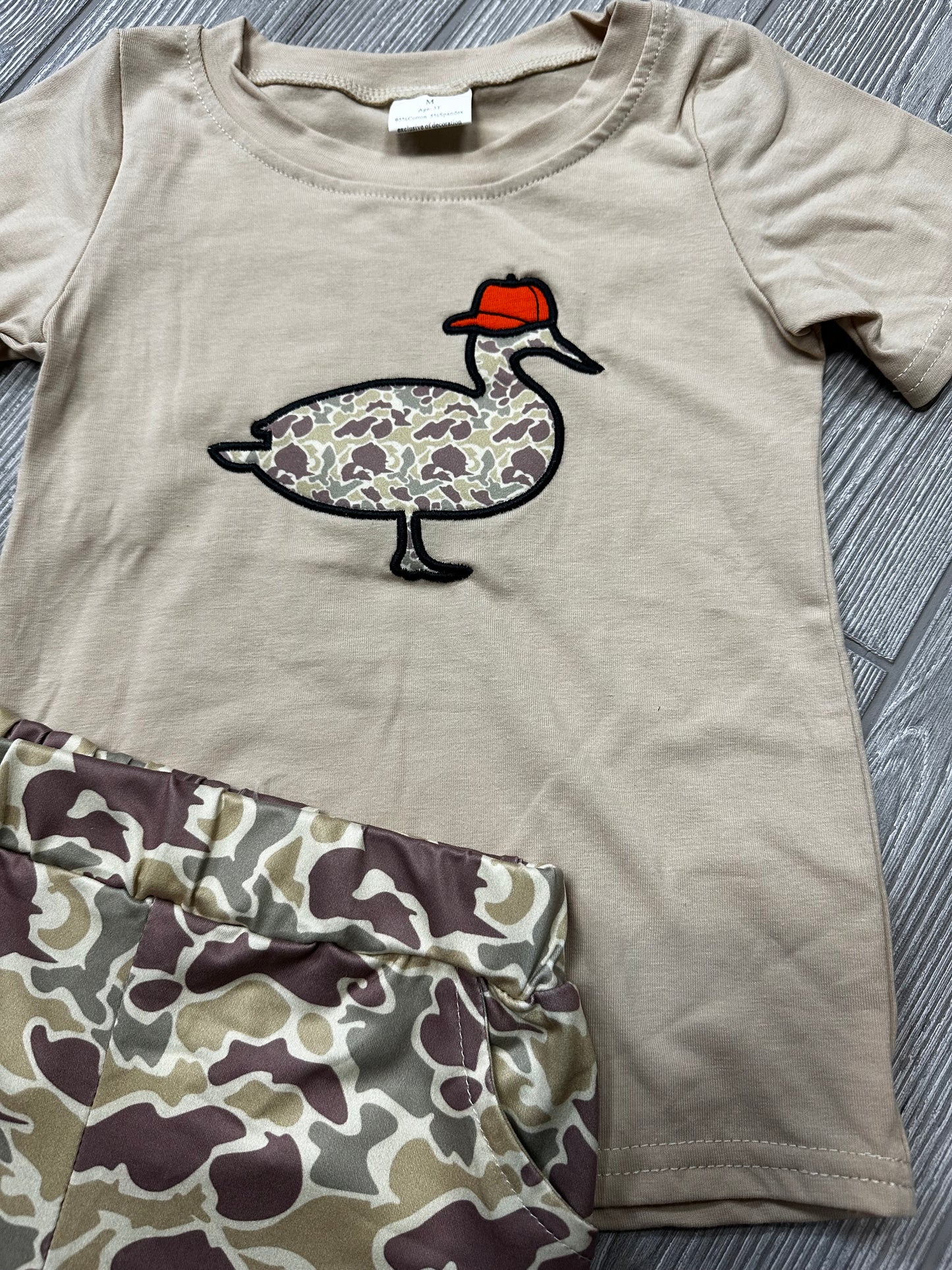 Embroidered Baseball Hat Duck Set
