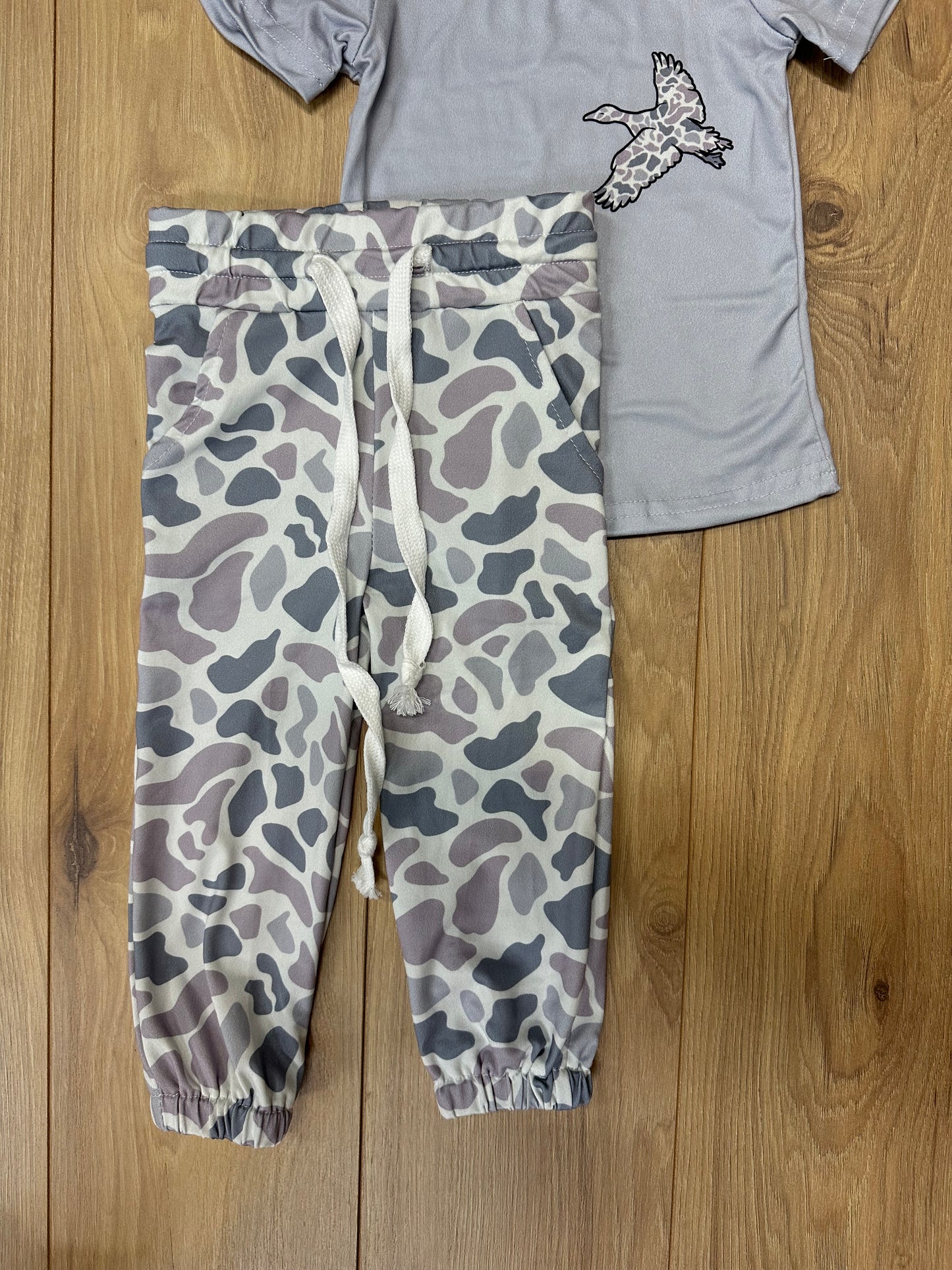 Mommy & Me Grey Camo Joggers