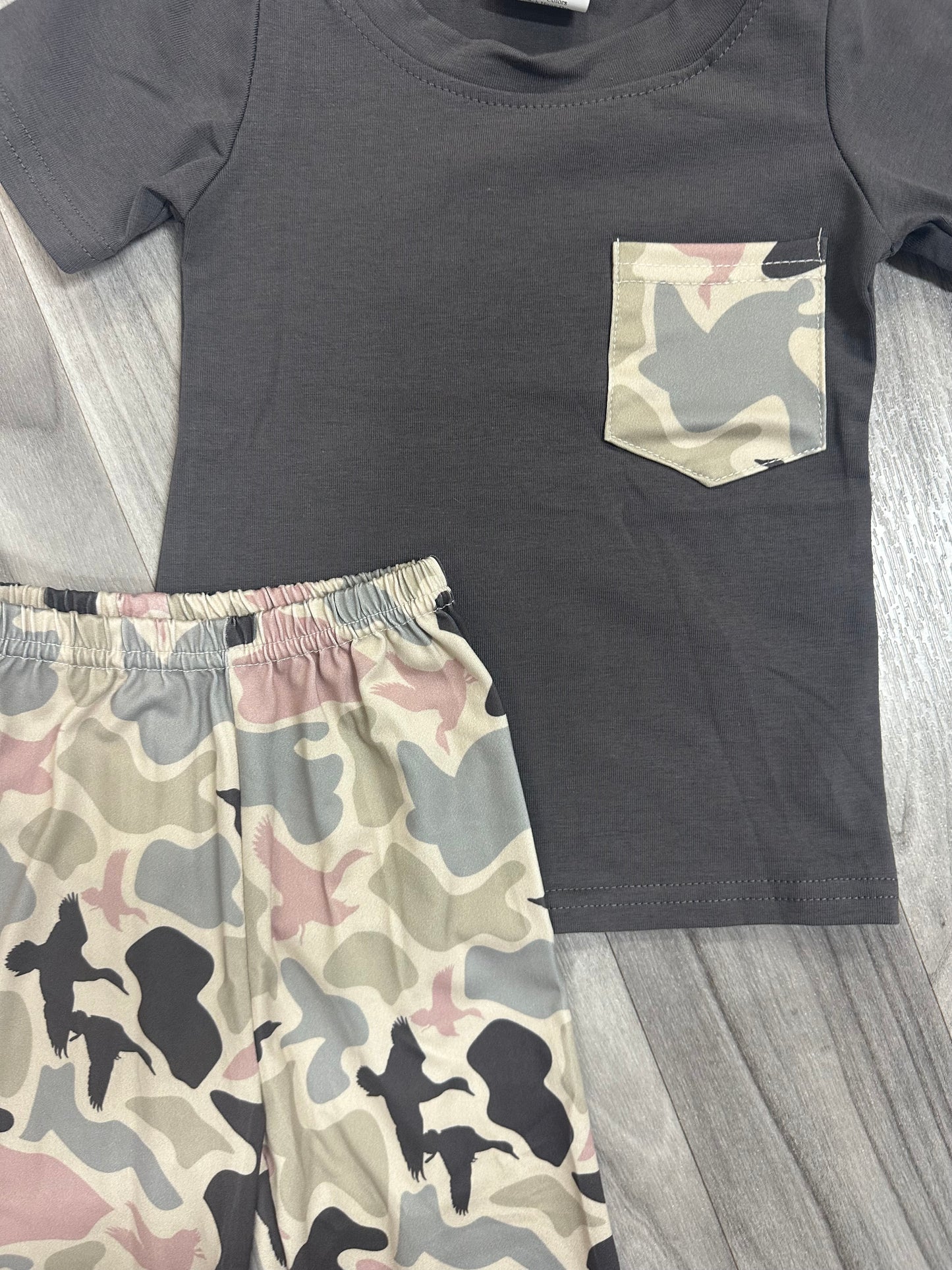 Camo Duck Pants Set