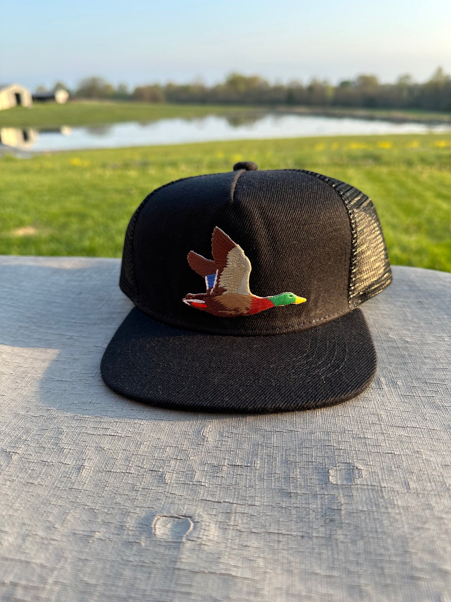 Black Mallard Hat
