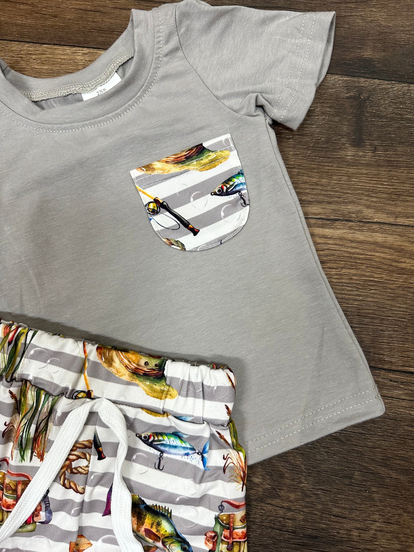 Striped Fishing Set