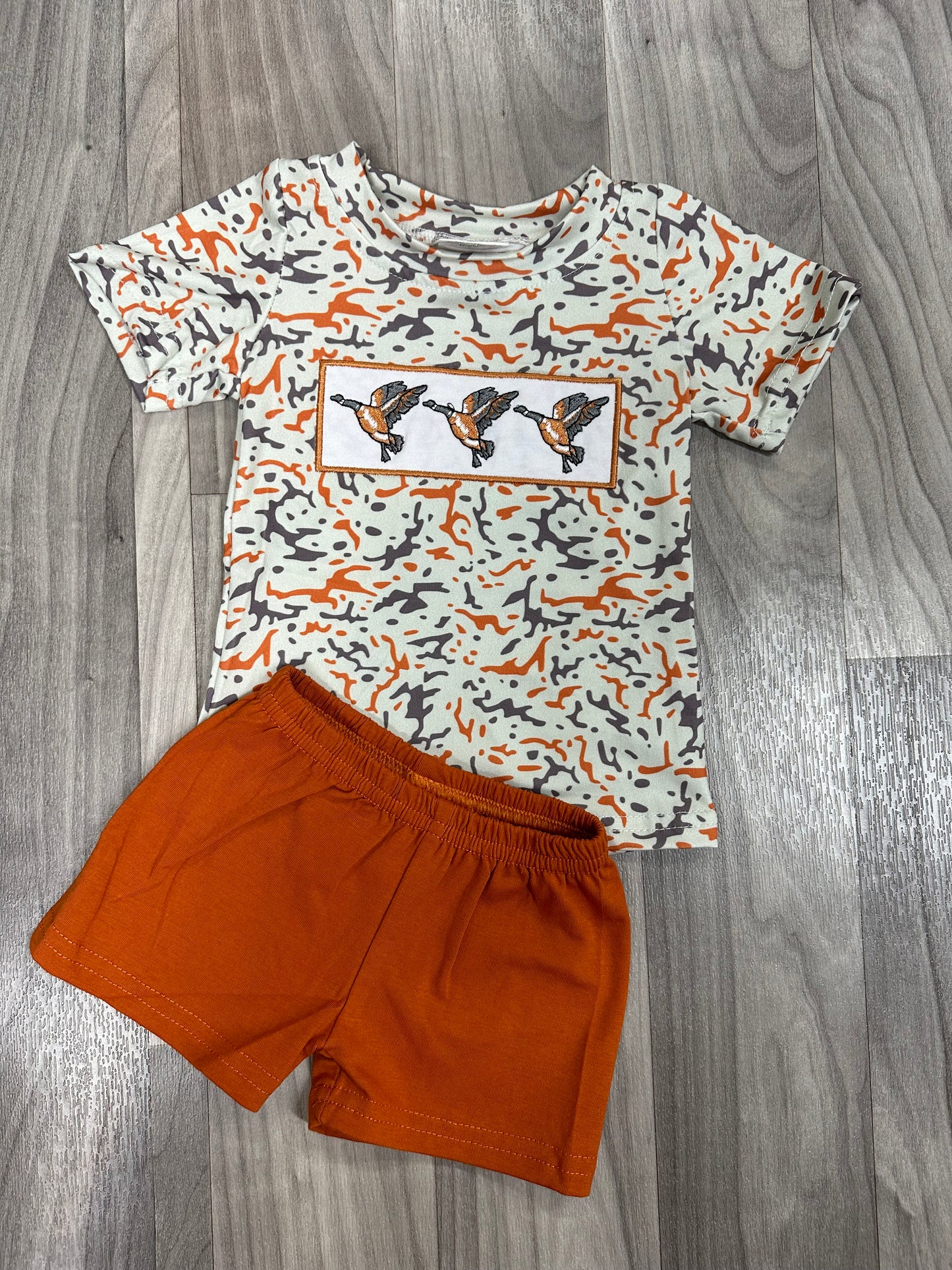 Orange Camo Geese Set