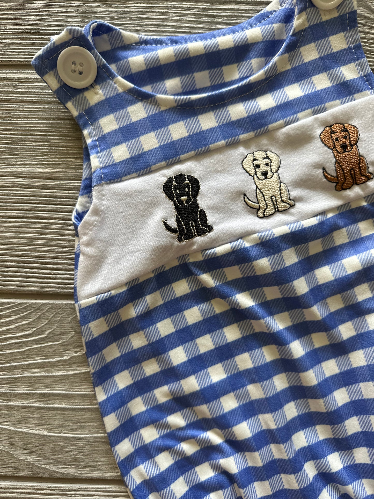 Plaid Lab Puppy Bubble