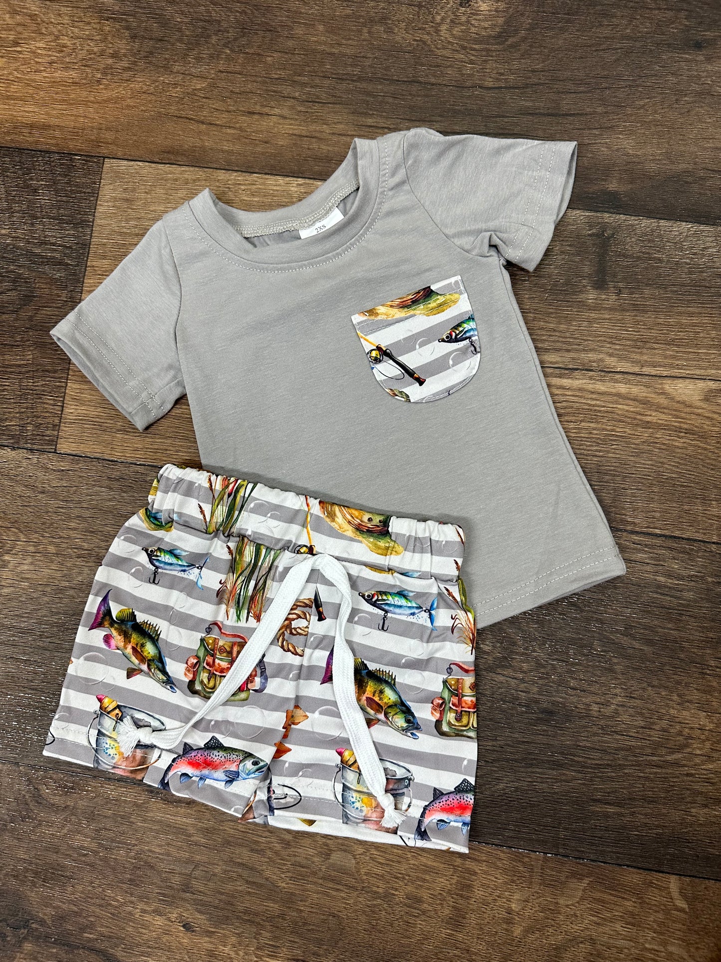 Striped Fishing Set