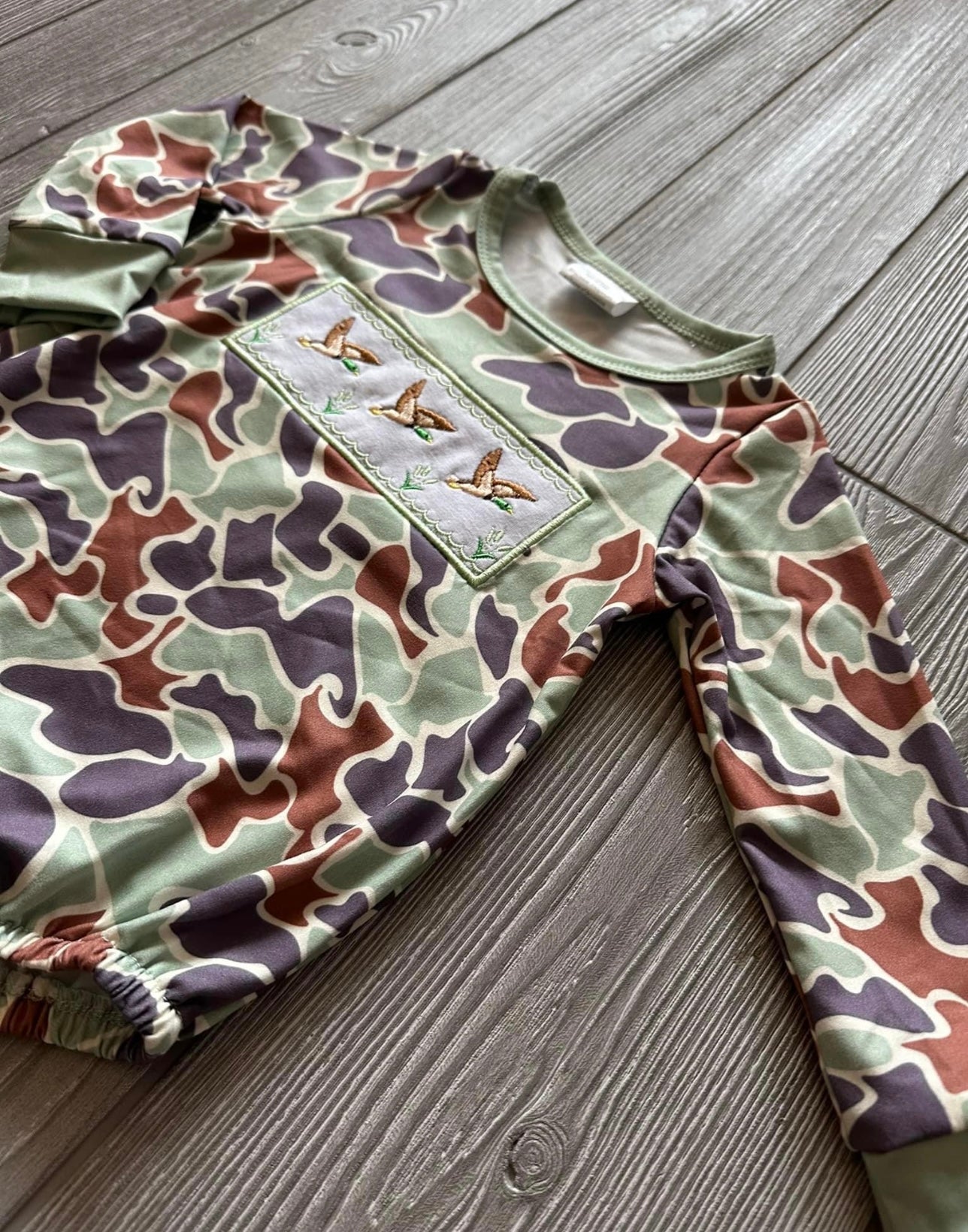 Duck Embroidered Bubble