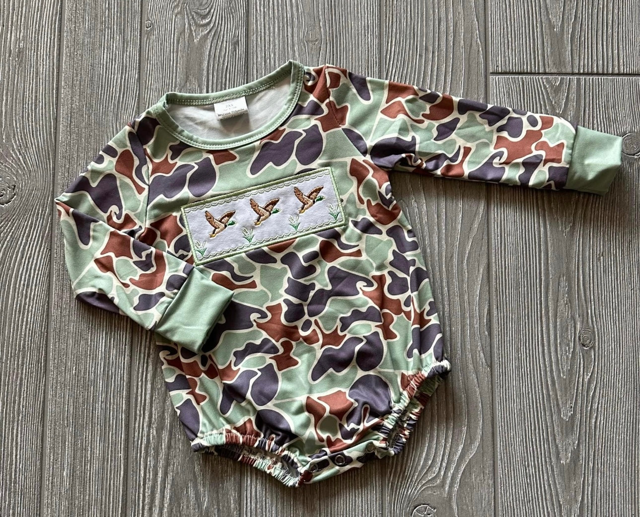 Duck Embroidered Bubble