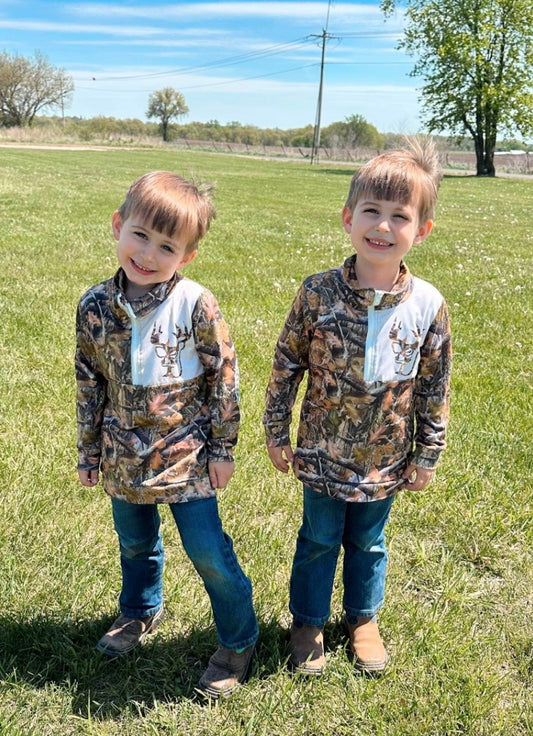 Camo Deer Pullover