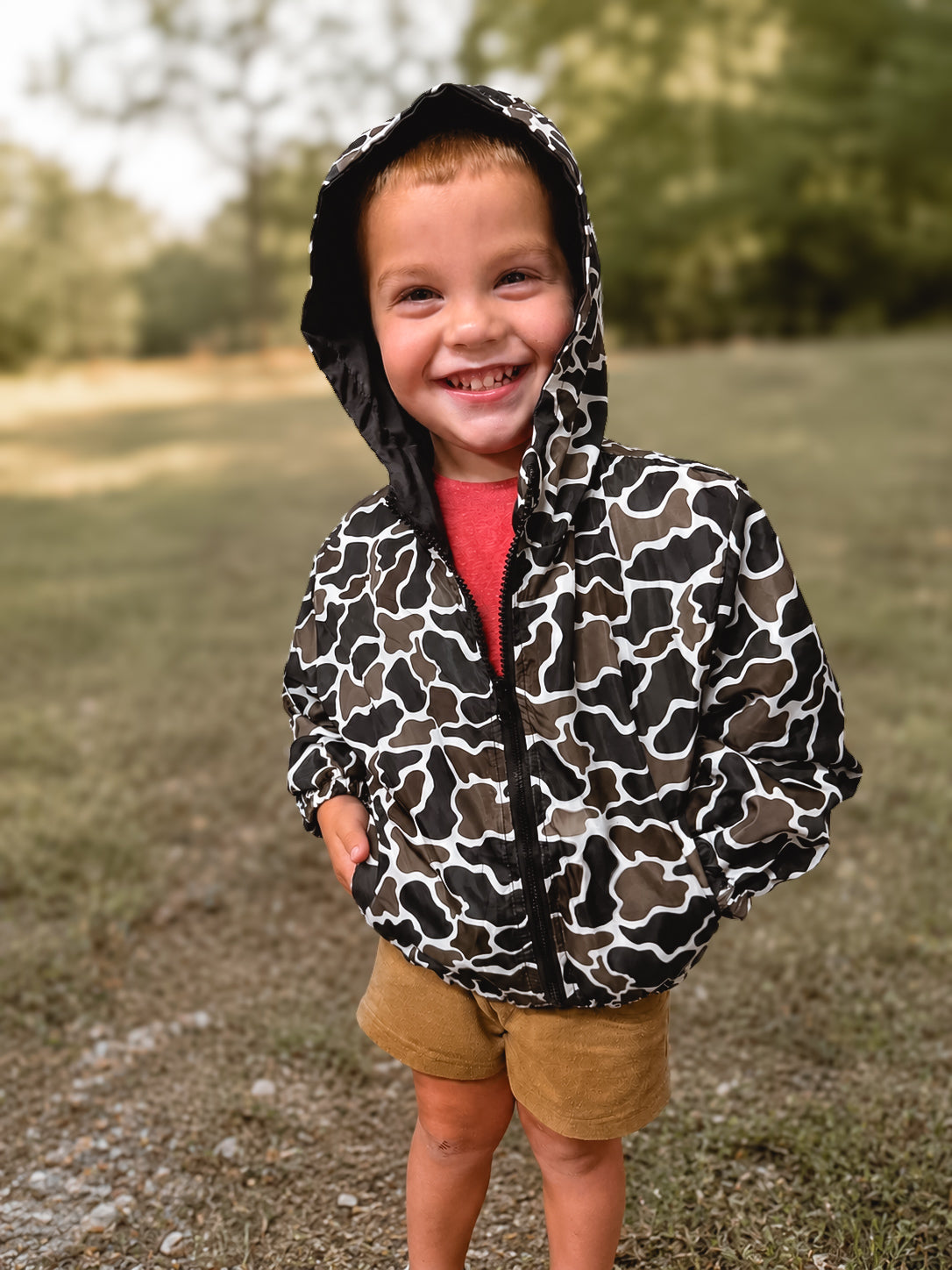 Deer Camo Windbreaker