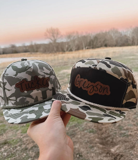 Camo Name Hat