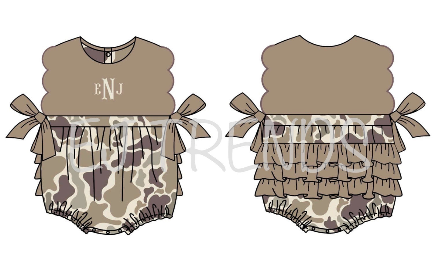 Brown Top Smock Preorder
