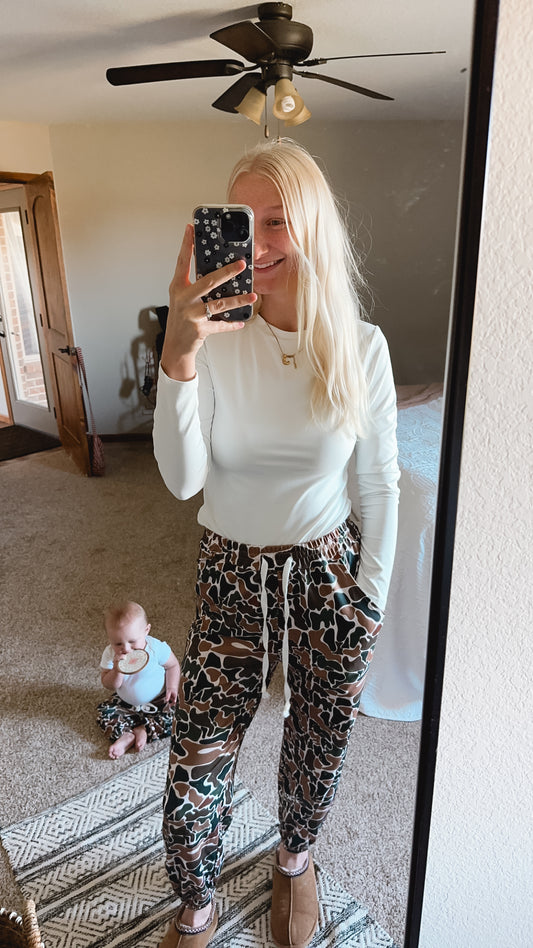 Mommy & Me Dark Camo Joggers