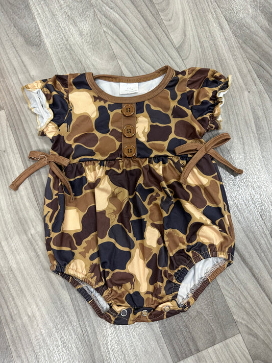 Girls Camo Bubble