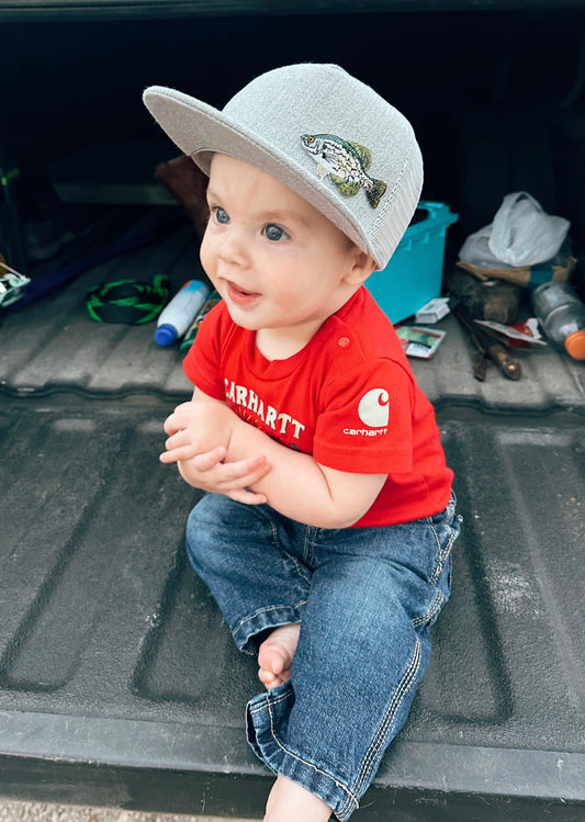 Grey Fish Hat