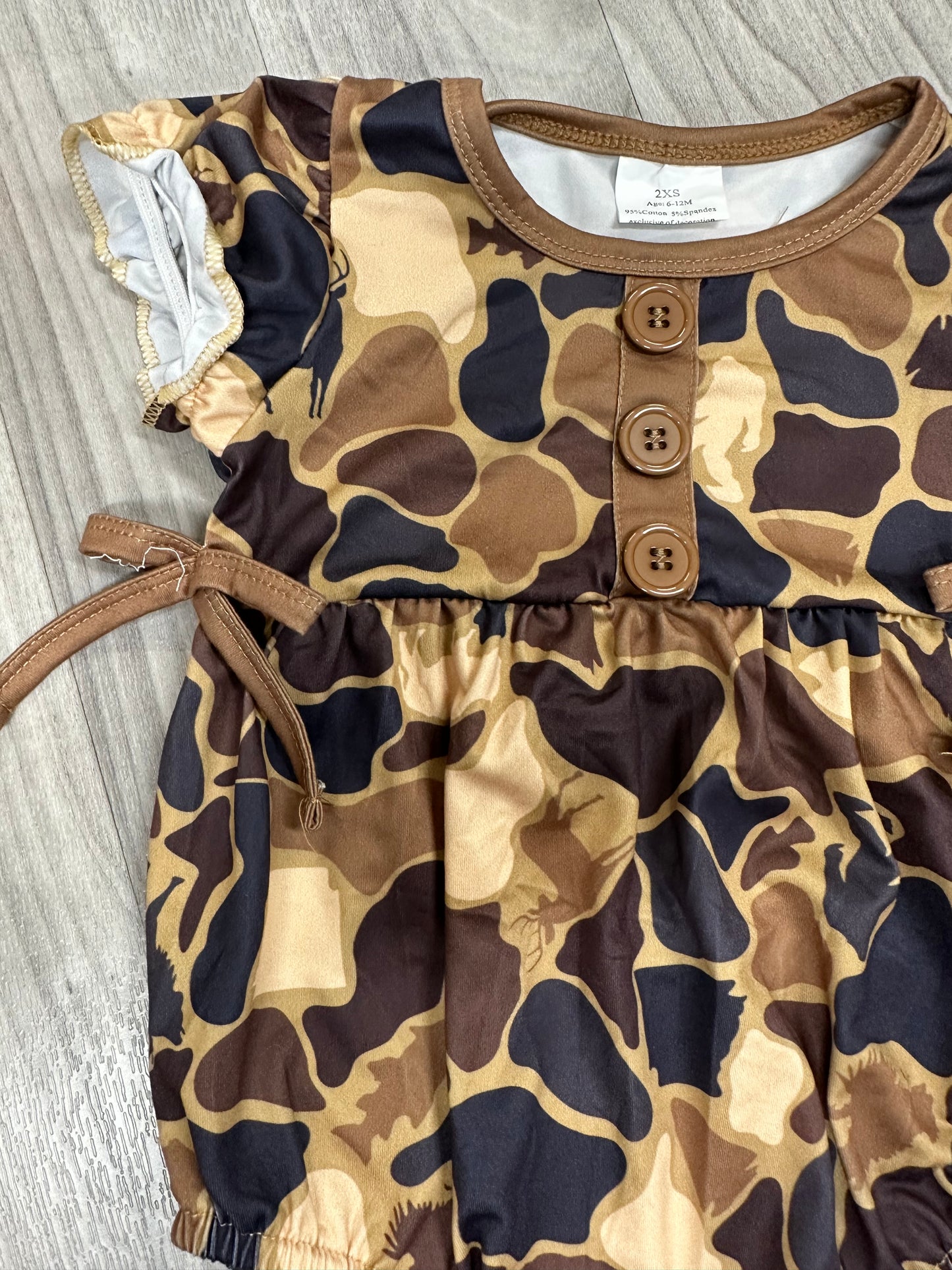 Girls Camo Bubble
