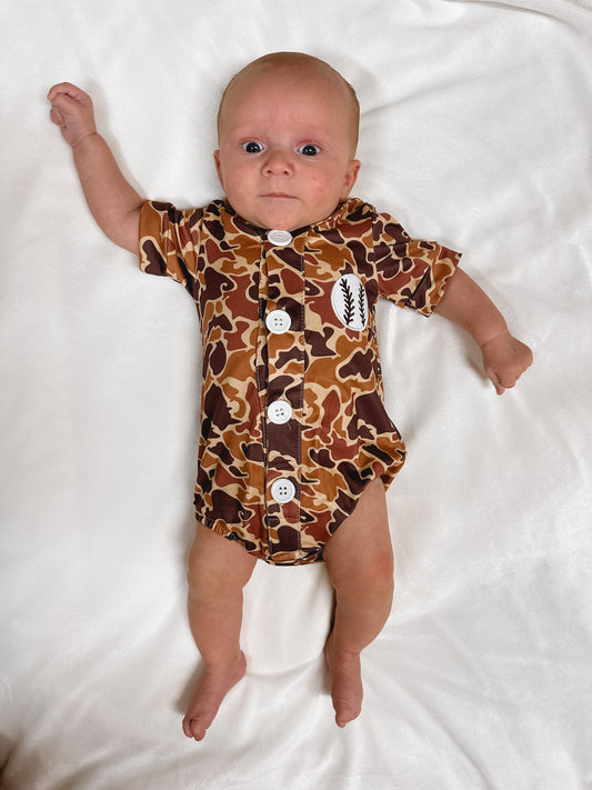 Camo Baseball Jersey