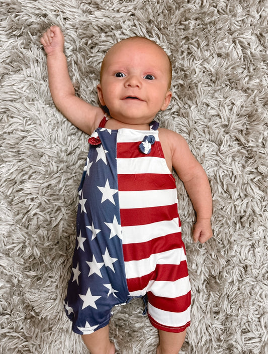 4th of July Overalls
