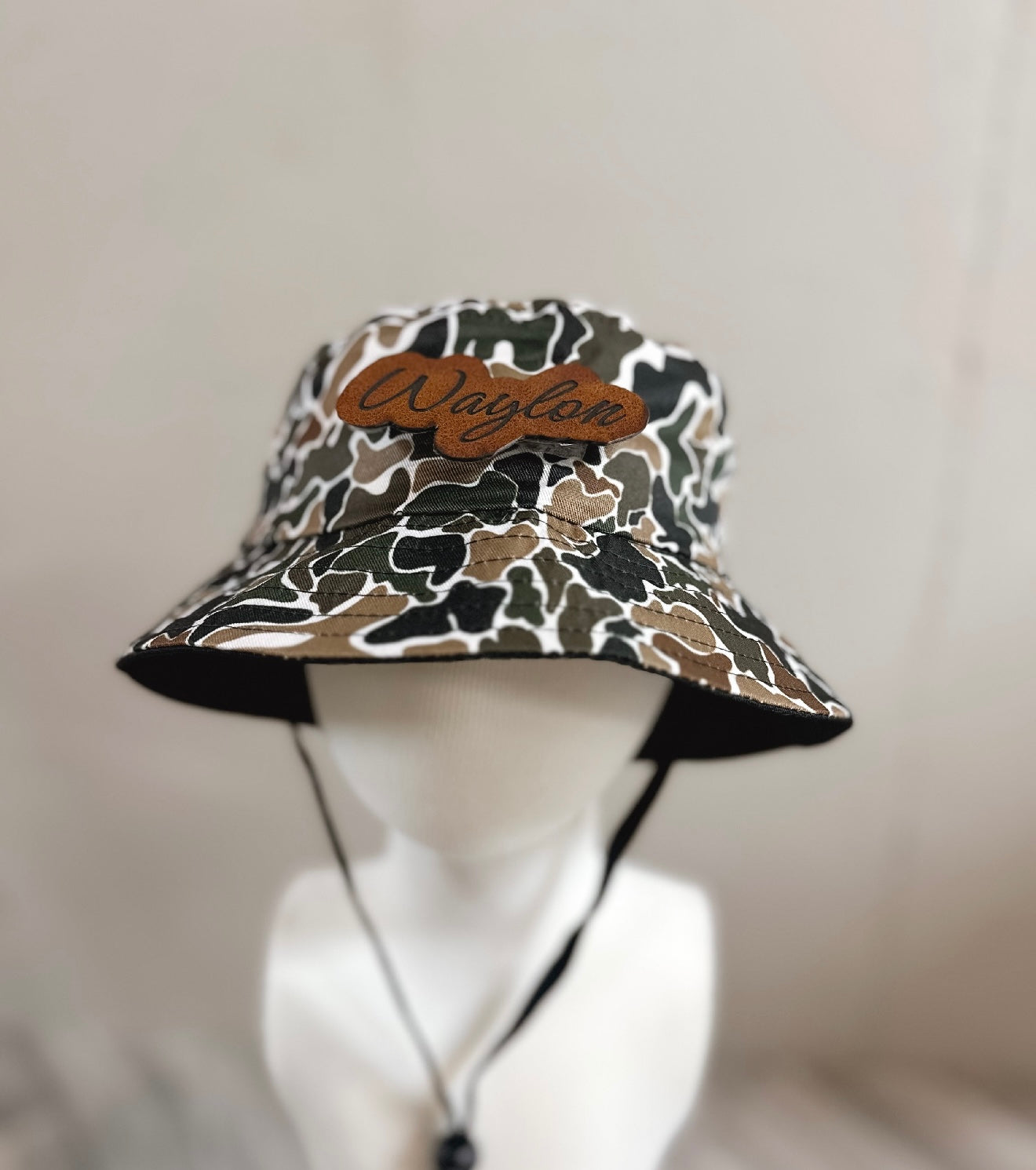 Camo Bucket Name Hat