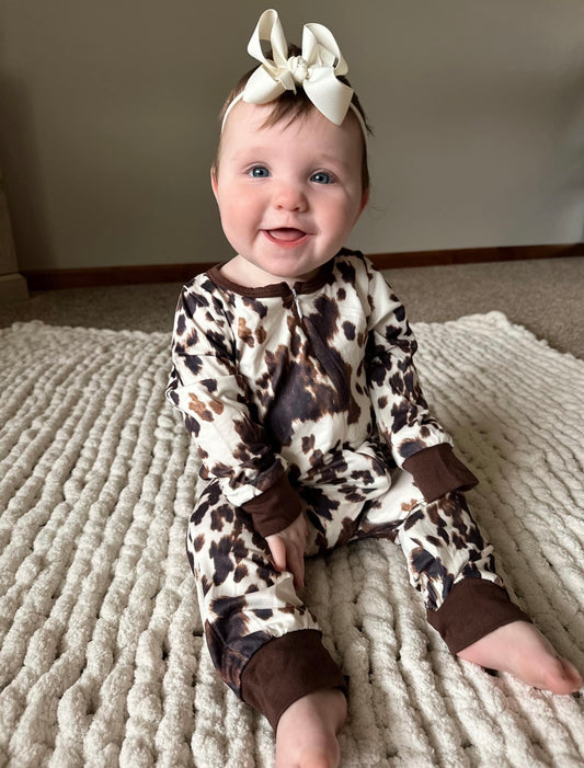 Cow Print Sleeper