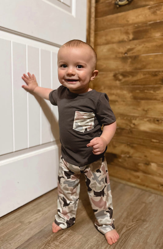 Camo Duck Pants Set