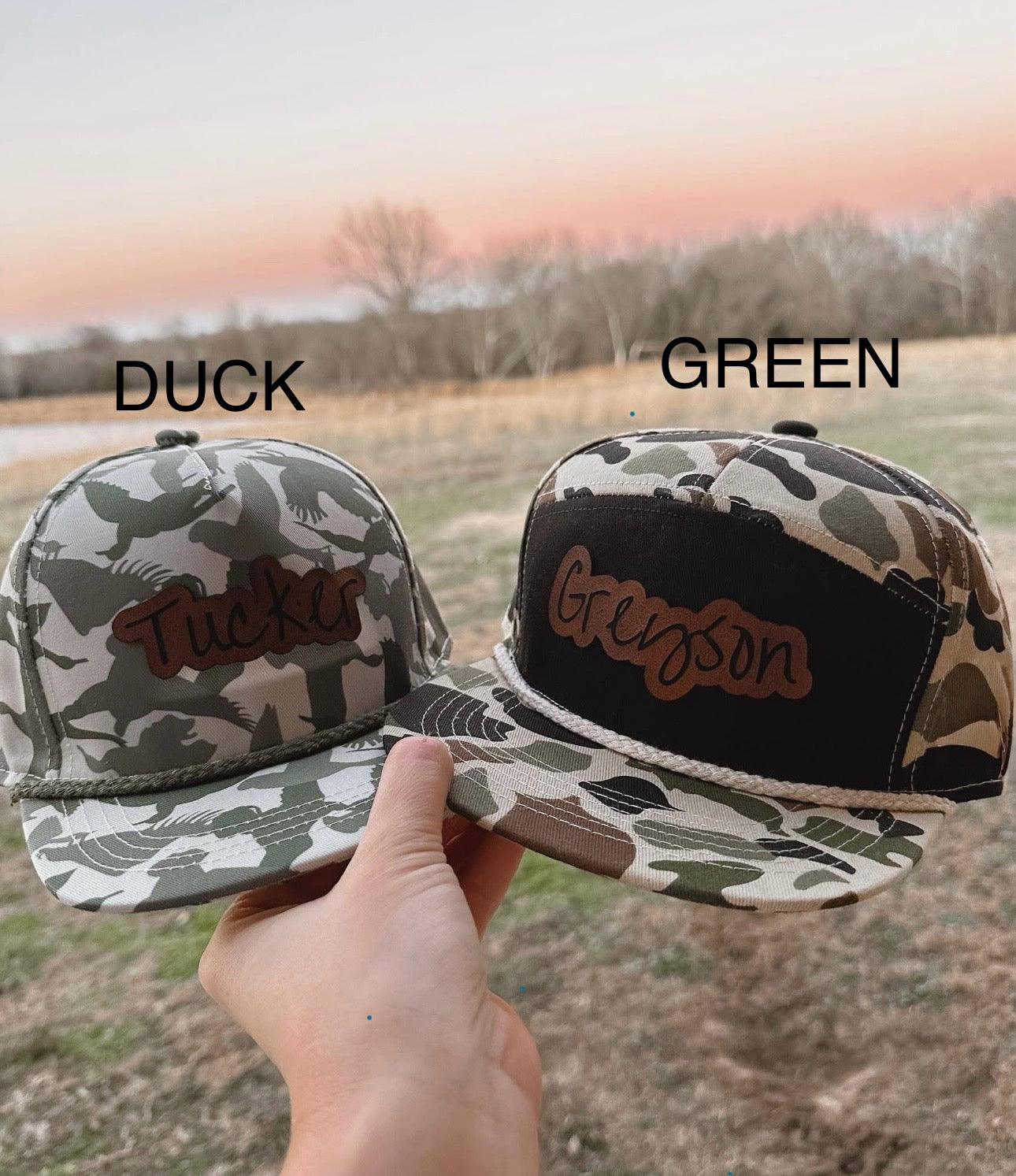 Camo Name Hat