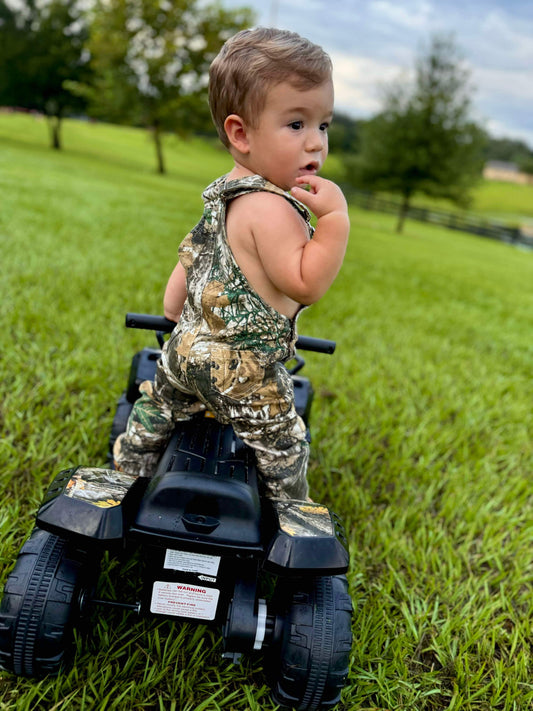 OG Camo Denim Overalls