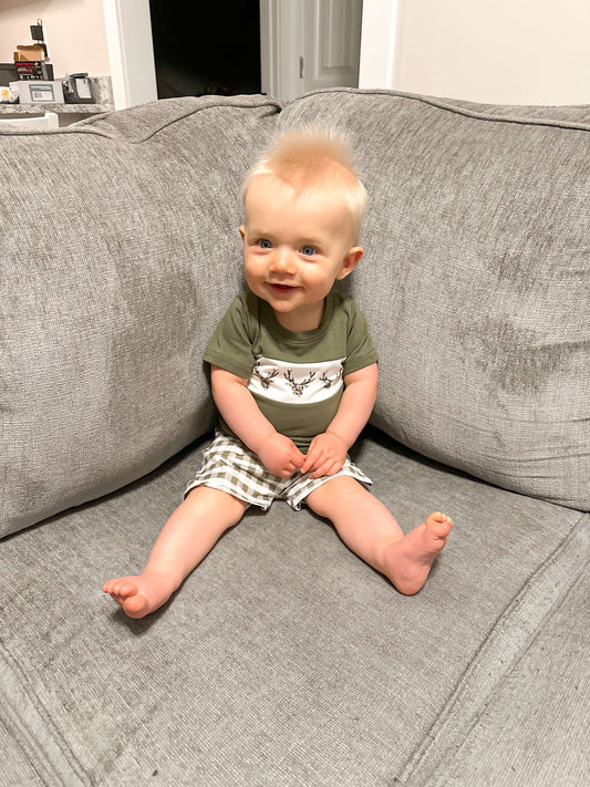 Plaid Deer Set