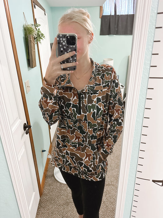 Adult Camo Pullover